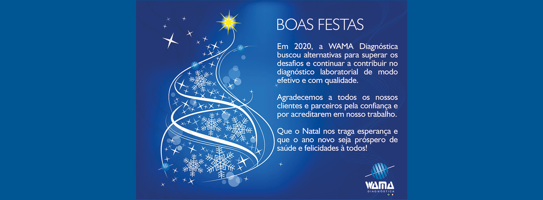 Boas Festas - Wama Diagnstica